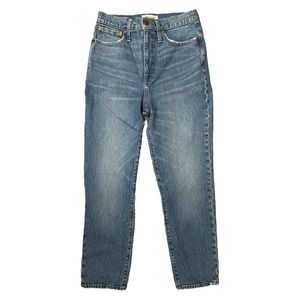 Madewell Classic Straight Jeans High Rise Medium Wash Size 27
